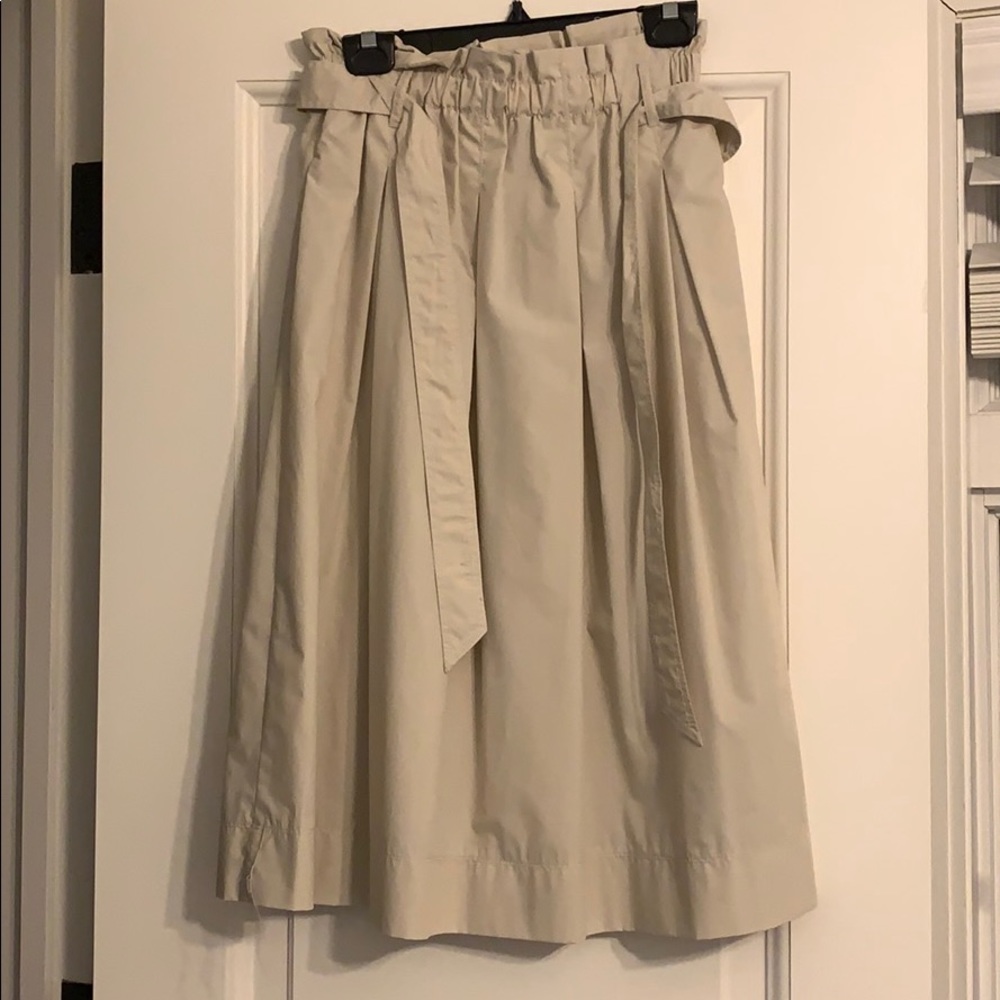 HM Belted Paper Bag Skirt